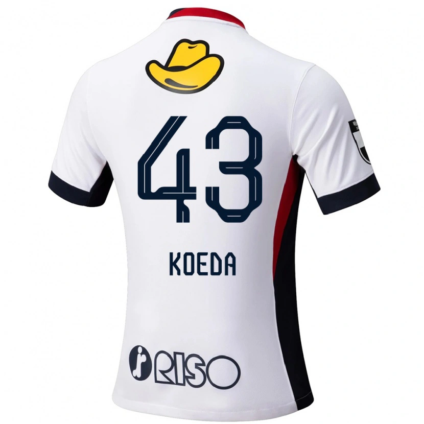 Danxen Niño Camiseta Gemma Koeda #43 Rojo Negro 2ª Equipación 2025/26 La Camisa México