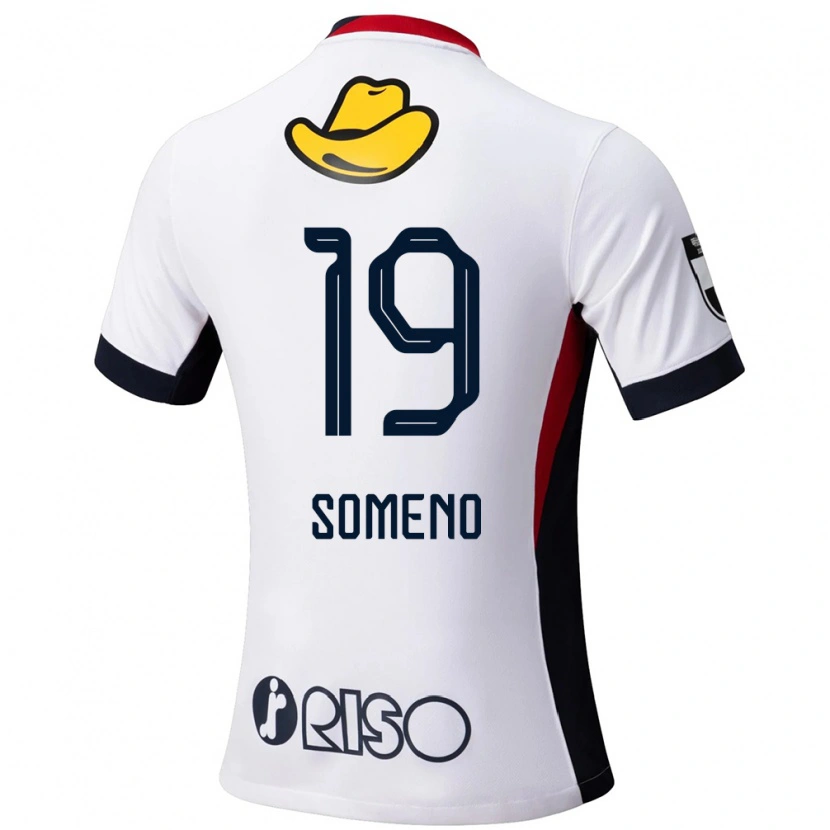 Danxen Niño Camiseta Itsuki Someno #19 Rojo Negro 2ª Equipación 2025/26 La Camisa México