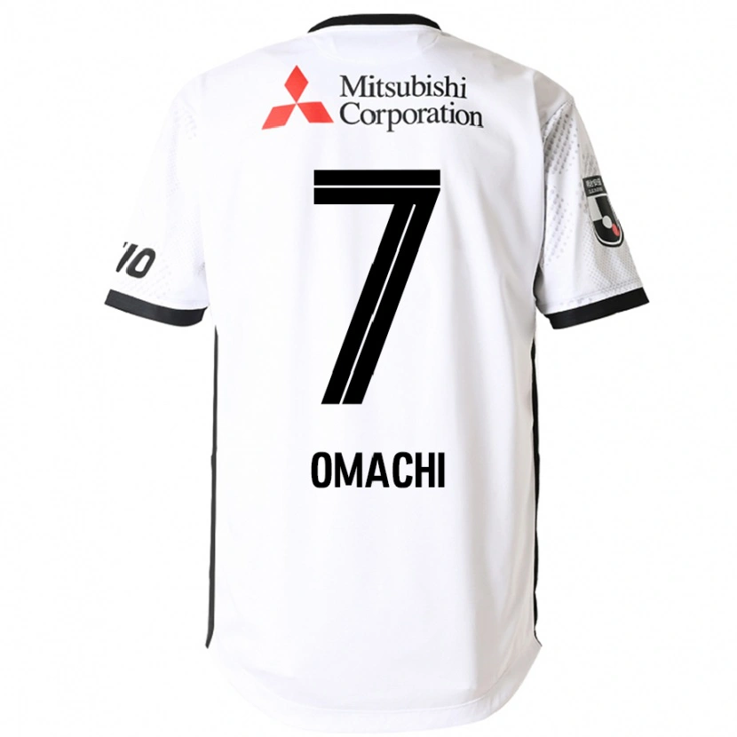 Danxen Niño Camiseta Hyugo Omachi #7 Blanco Negro 2ª Equipación 2025/26 La Camisa México