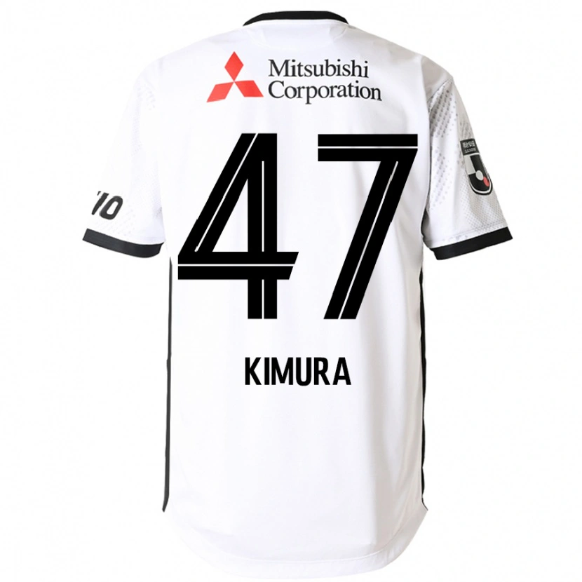 Danxen Niño Camiseta Seiji Kimura #47 Blanco Negro 2ª Equipación 2025/26 La Camisa México
