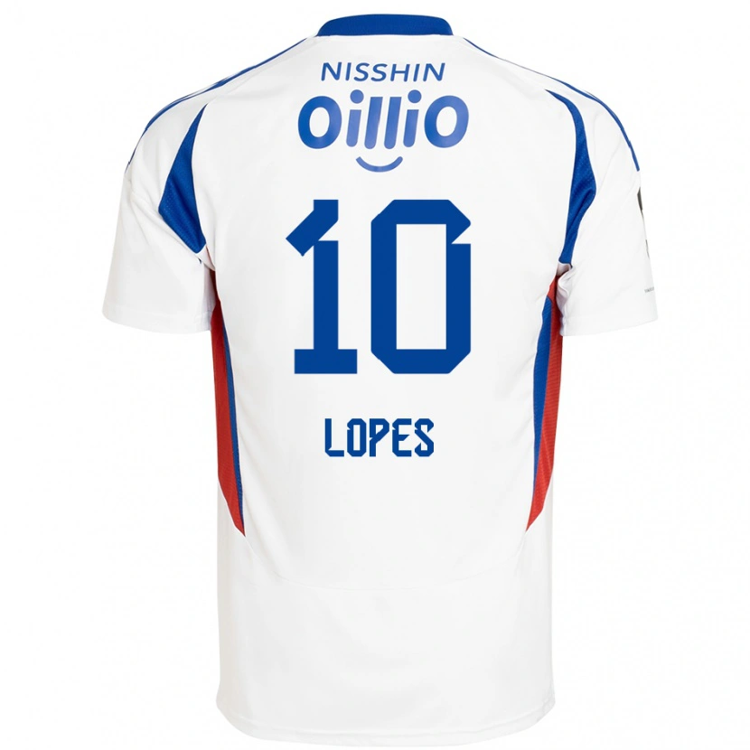 Danxen Niño Camiseta Anderson Lopes #10 Azul Real Blanco 2ª Equipación 2025/26 La Camisa México