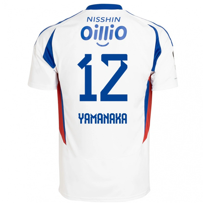 Danxen Niño Camiseta Yuki Yamanaka #12 Azul Real Blanco 2ª Equipación 2025/26 La Camisa México