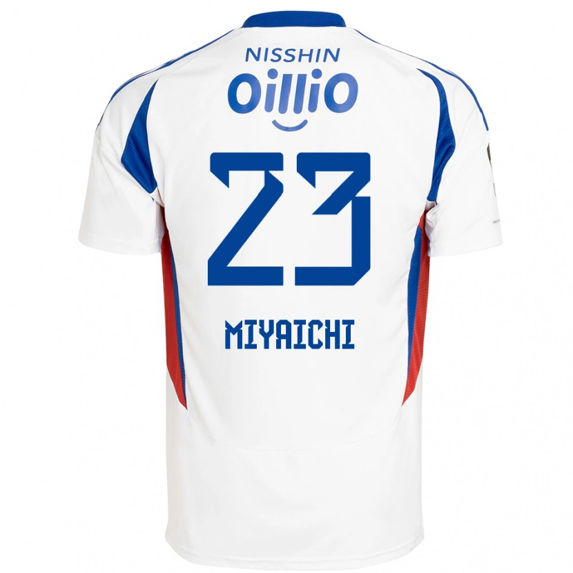 Danxen Niño Camiseta Ryo Miyaichi #23 Azul Real Blanco 2ª Equipación 2025/26 La Camisa México