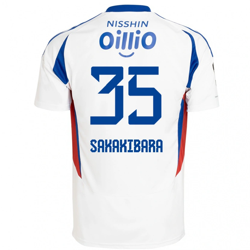 Danxen Niño Camiseta Keigo Sakakibara #35 Azul Real Blanco 2ª Equipación 2025/26 La Camisa México