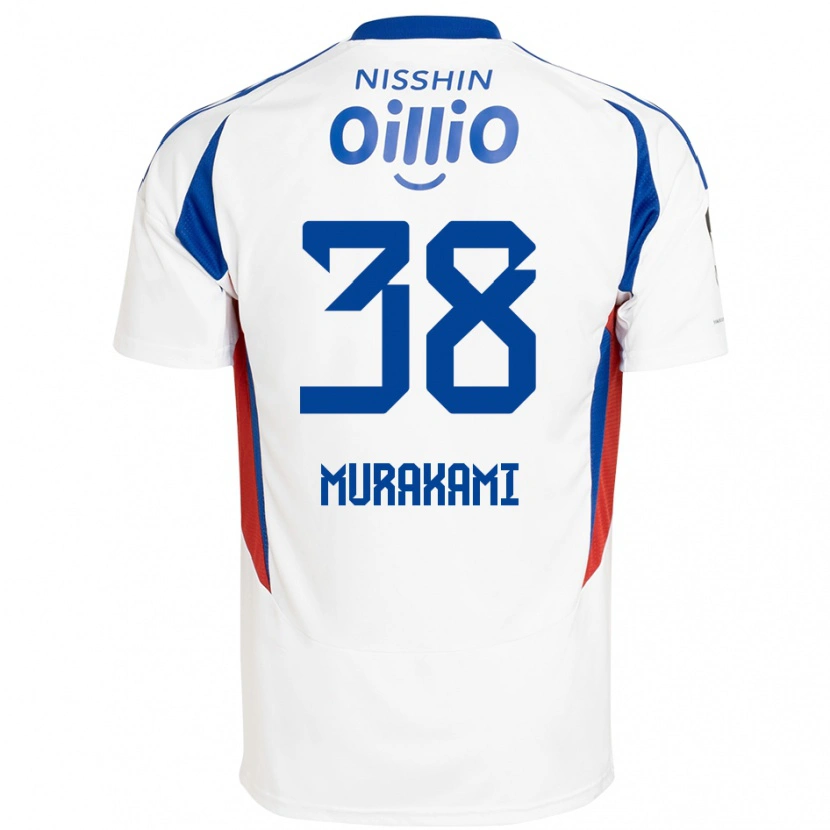 Danxen Niño Camiseta Yuhi Murakami #38 Azul Real Blanco 2ª Equipación 2025/26 La Camisa México
