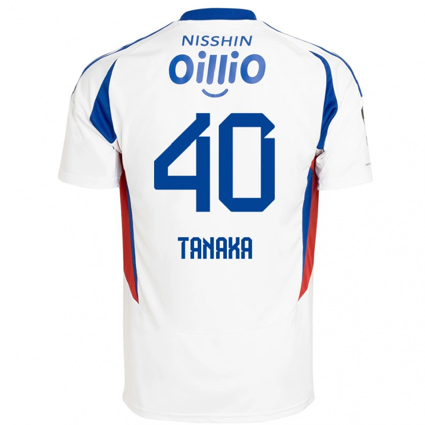 Danxen Niño Camiseta Hiei Tanaka #40 Azul Real Blanco 2ª Equipación 2025/26 La Camisa México