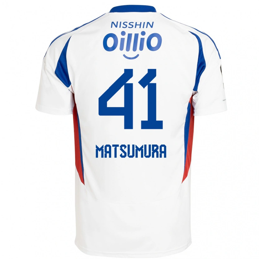 Danxen Niño Camiseta Kosuke Matsumura #41 Azul Real Blanco 2ª Equipación 2025/26 La Camisa México