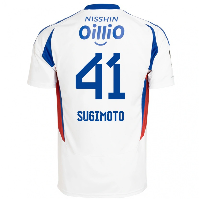 Danxen Niño Camiseta Kenyu Sugimoto #41 Azul Real Blanco 2ª Equipación 2025/26 La Camisa México
