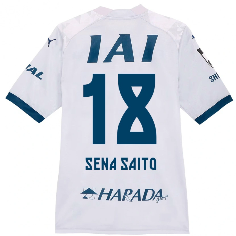 Danxen Niño Camiseta Sena Saito #18 Naranja Rojo 2ª Equipación 2025/26 La Camisa México