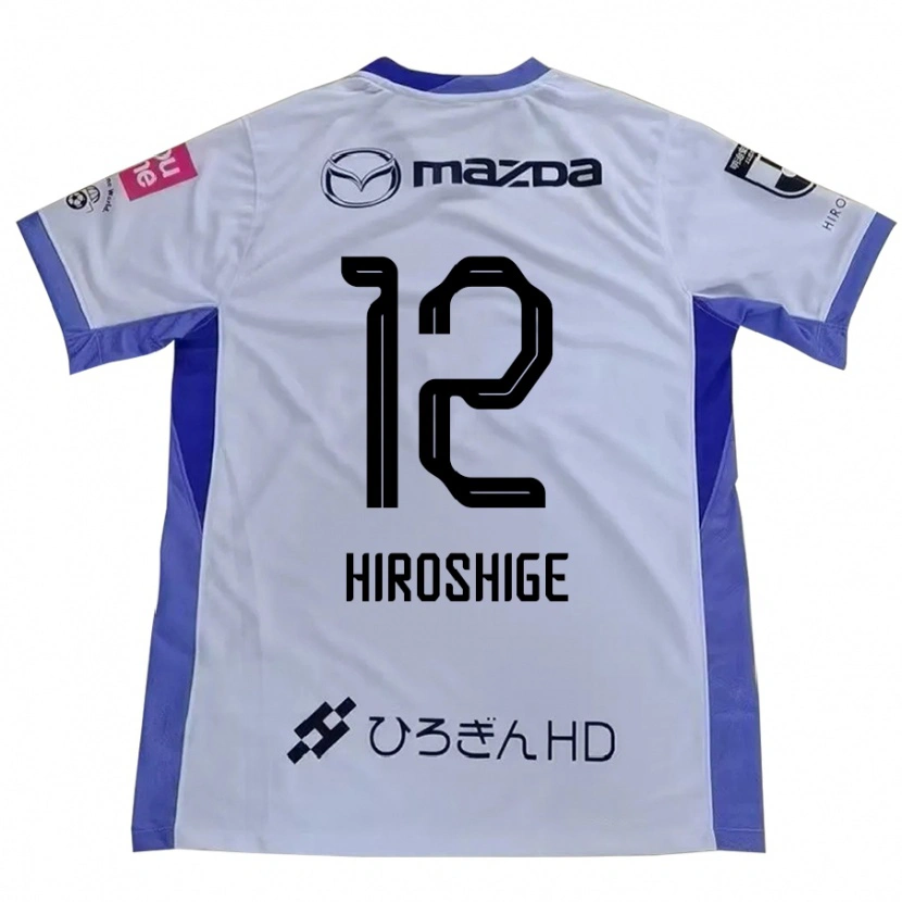 Danxen Niño Camiseta Soma Hiroshige #12 Blanco Naranja 2ª Equipación 2025/26 La Camisa México