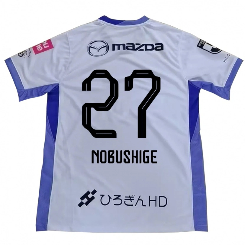 Danxen Niño Camiseta Ryojiro Nobushige #27 Blanco Naranja 2ª Equipación 2025/26 La Camisa México