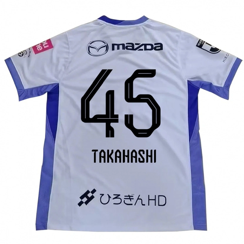 Danxen Niño Camiseta Narumi Takahashi #45 Blanco Naranja 2ª Equipación 2025/26 La Camisa México