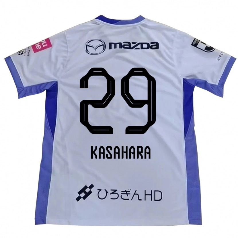 Danxen Niño Camiseta Ayano Kasahara #29 Blanco Naranja 2ª Equipación 2025/26 La Camisa México