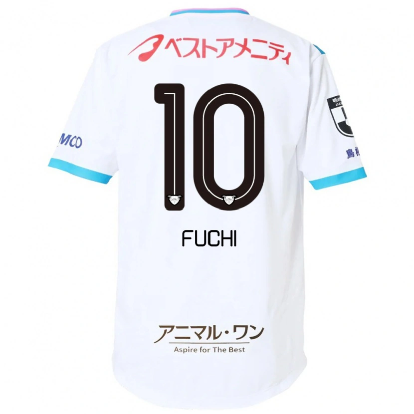 Danxen Niño Camiseta Fuchi Honda #10 Blanco Rosa 2ª Equipación 2025/26 La Camisa México