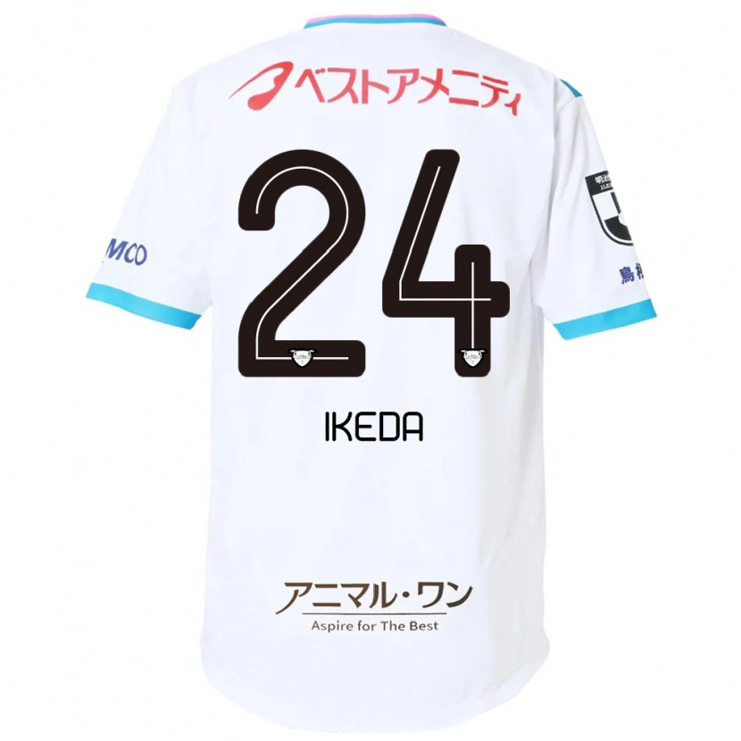 Danxen Niño Camiseta Tokia Ikeda #24 Azul Rosa 2ª Equipación 2025/26 La Camisa México