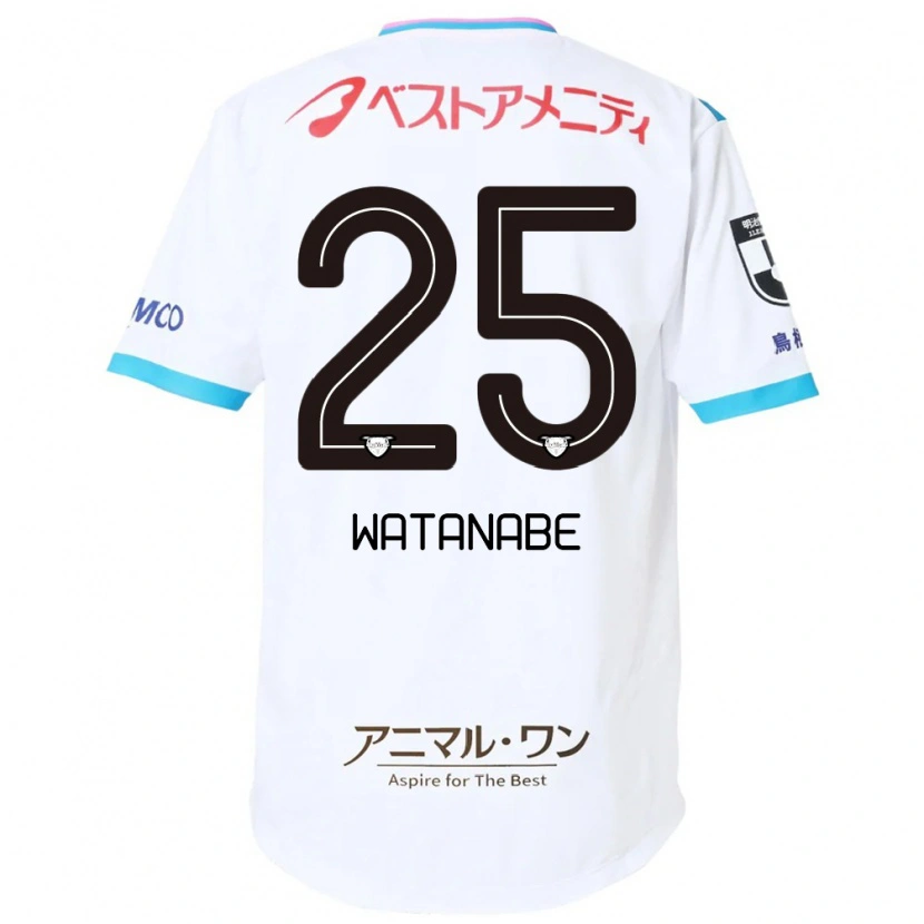 Danxen Niño Camiseta Ryohei Watanabe #25 Azul Rosa 2ª Equipación 2025/26 La Camisa México