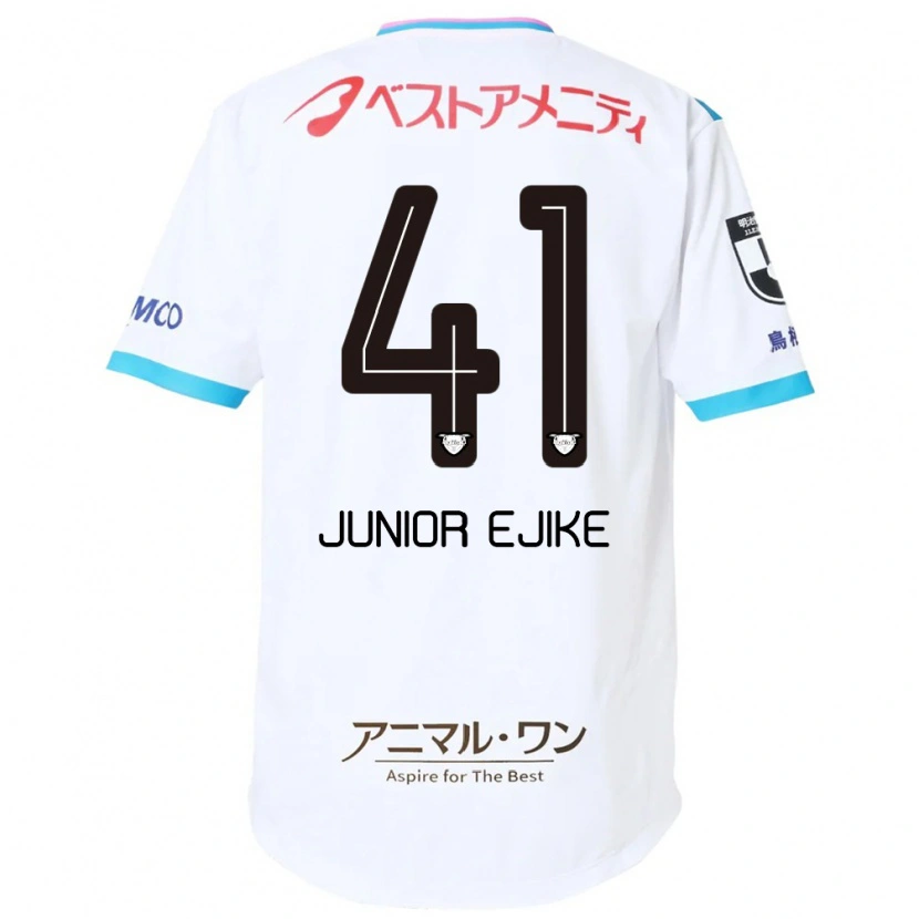 Danxen Niño Camiseta Ibuki Vincent Junior Ejike #41 Azul Rosa 2ª Equipación 2025/26 La Camisa México