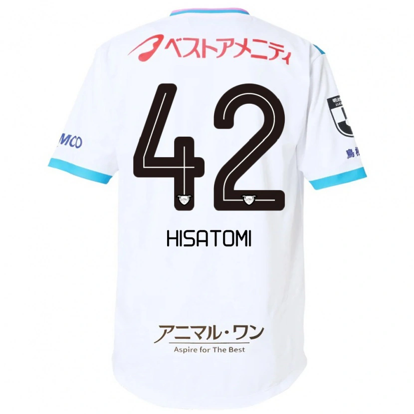 Danxen Niño Camiseta Kazuhiro Hisatomi #42 Azul Rosa 2ª Equipación 2025/26 La Camisa México