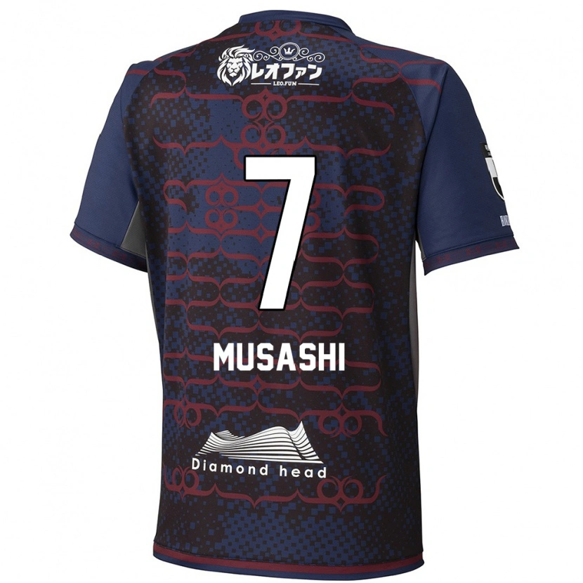 Danxen Niño Camiseta Musashi Suzuki #7 Rojo Negro 2ª Equipación 2025/26 La Camisa México