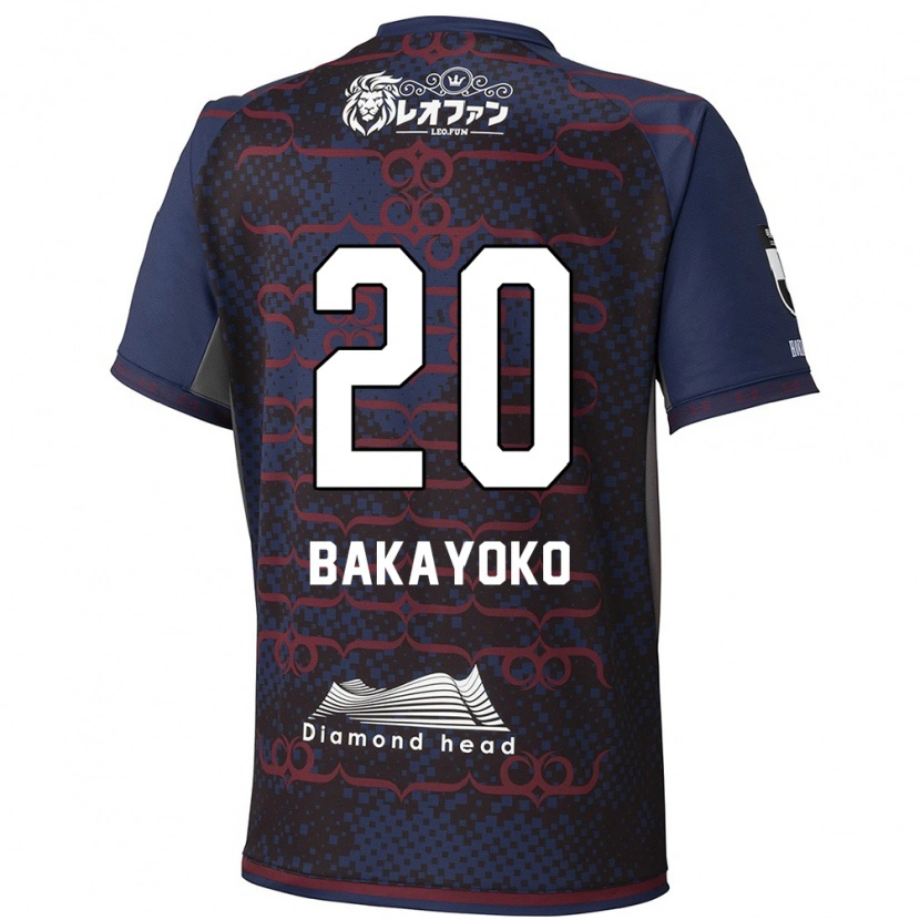 Danxen Niño Camiseta Amadou Bakayoko #20 Rojo Negro 2ª Equipación 2025/26 La Camisa México