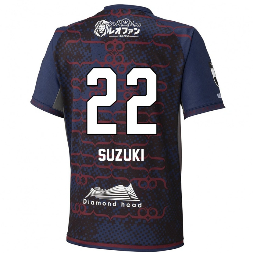 Danxen Niño Camiseta So Suzuki #22 Rojo Negro 2ª Equipación 2025/26 La Camisa México
