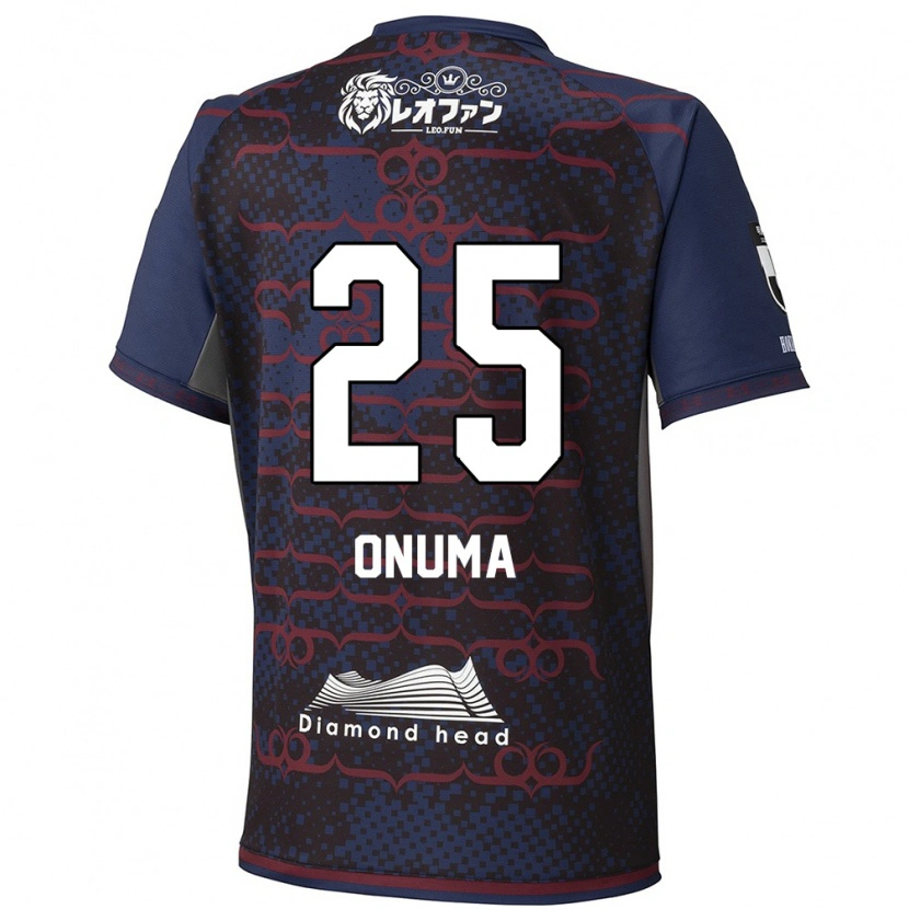 Danxen Niño Camiseta Akito Onuma #25 Rojo Negro 2ª Equipación 2025/26 La Camisa México