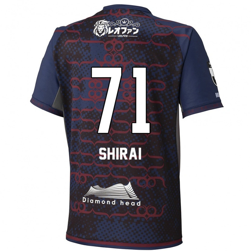 Danxen Niño Camiseta Haruto Shirai #71 Rojo Negro 2ª Equipación 2025/26 La Camisa México