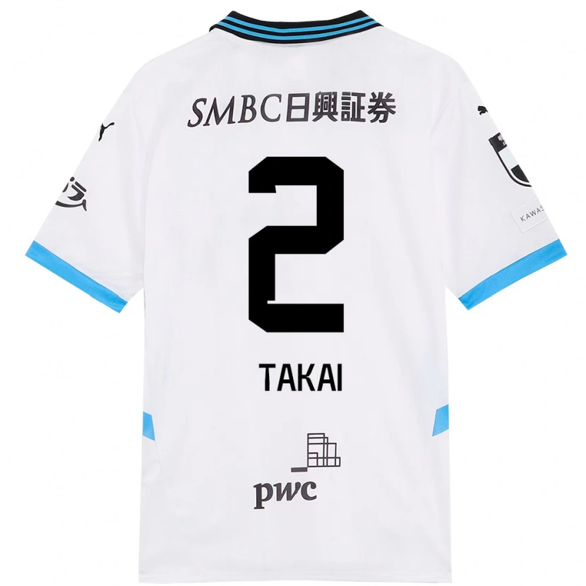 Danxen Niño Camiseta Kota Takai #2 Azul Celeste Negro 2ª Equipación 2025/26 La Camisa México