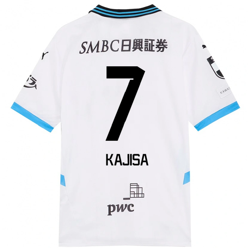 Danxen Niño Camiseta Umi Kajisa #7 Azul Celeste Negro 2ª Equipación 2025/26 La Camisa México