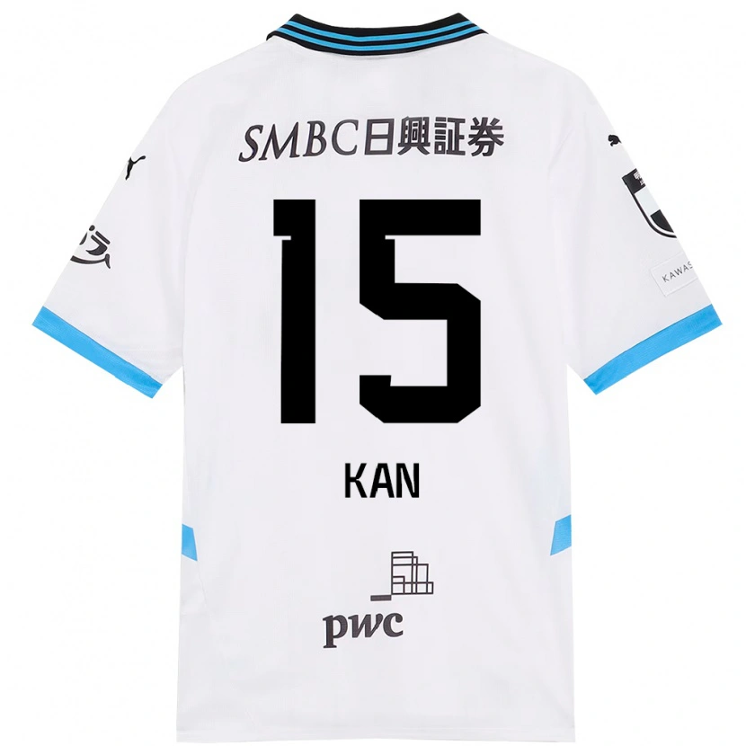 Danxen Niño Camiseta Noriharu Kan #15 Azul Celeste Negro 2ª Equipación 2025/26 La Camisa México