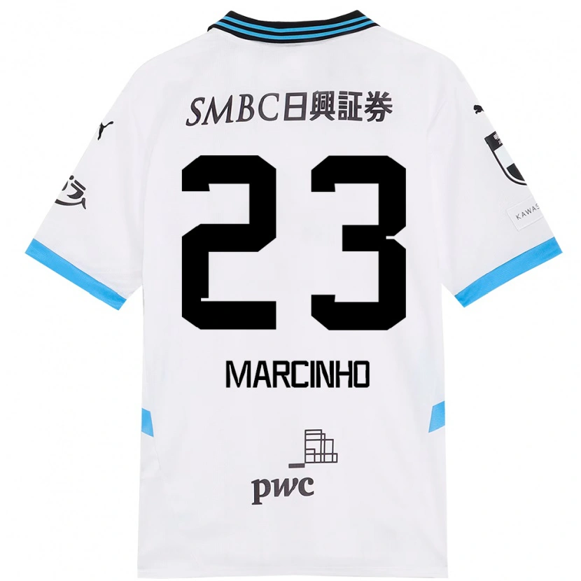Danxen Niño Camiseta Marcinho #23 Azul Celeste Negro 2ª Equipación 2025/26 La Camisa México