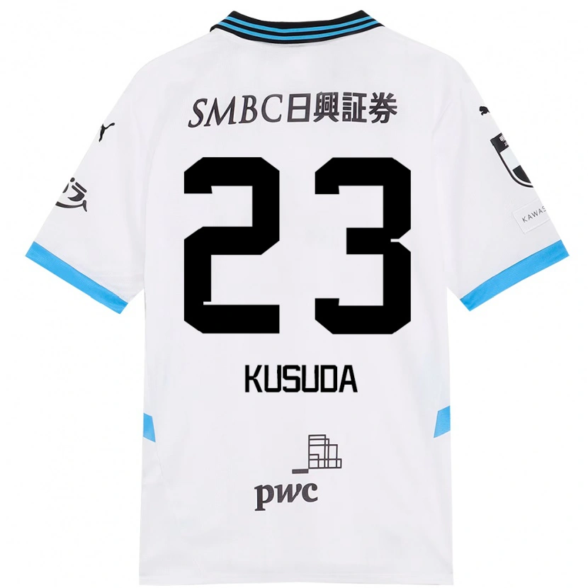 Danxen Niño Camiseta Haruki Kusuda #23 Azul Celeste Negro 2ª Equipación 2025/26 La Camisa México