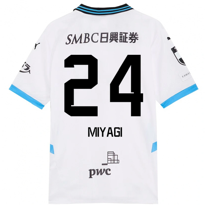 Danxen Niño Camiseta Ten Miyagi #24 Azul Celeste Negro 2ª Equipación 2025/26 La Camisa México