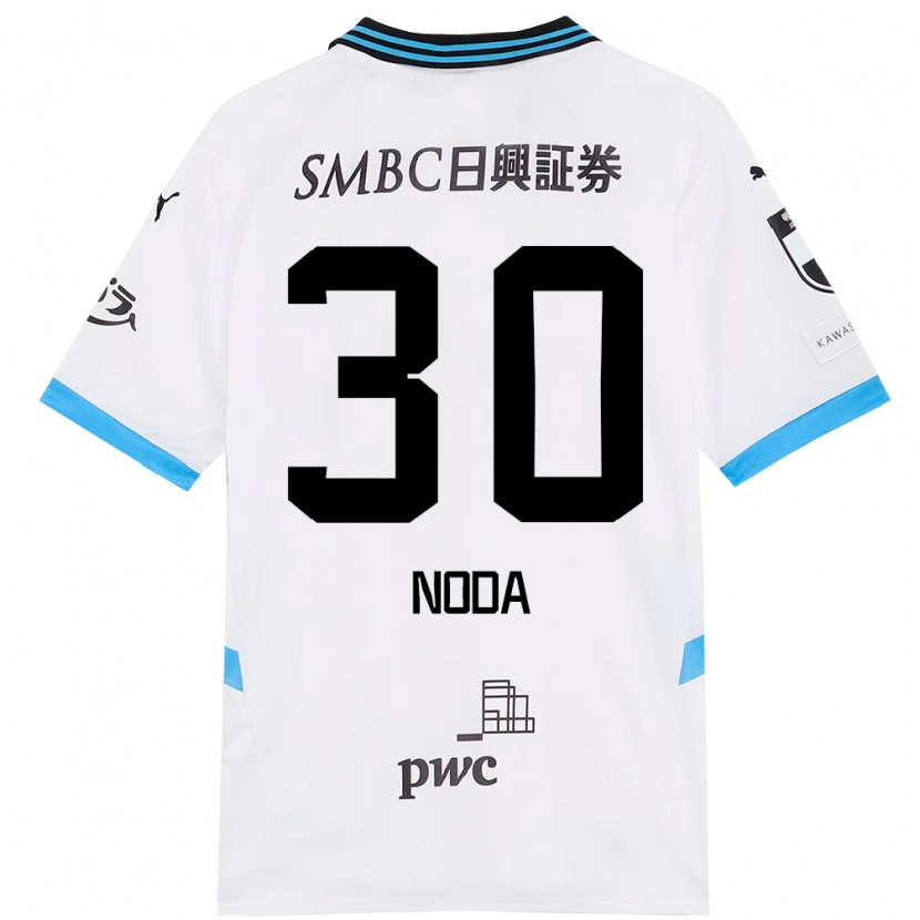 Danxen Niño Camiseta Hiroto Noda #30 Azul Celeste Negro 2ª Equipación 2025/26 La Camisa México