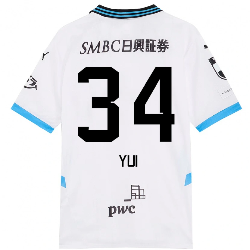 Danxen Niño Camiseta Kota Yui #34 Azul Celeste Negro 2ª Equipación 2025/26 La Camisa México