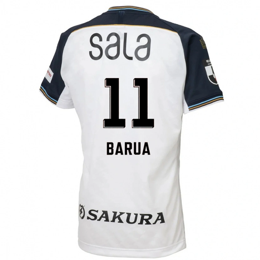 Danxen Niño Camiseta Roi Barua #11 Azul Celeste Negro 2ª Equipación 2025/26 La Camisa México