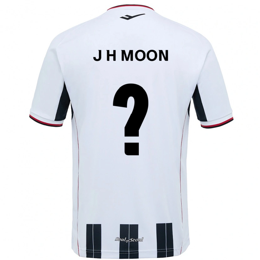 Danxen Niño Camiseta Ji-Hwan Moon #0 Negro Rojo 2ª Equipación 2025/26 La Camisa México