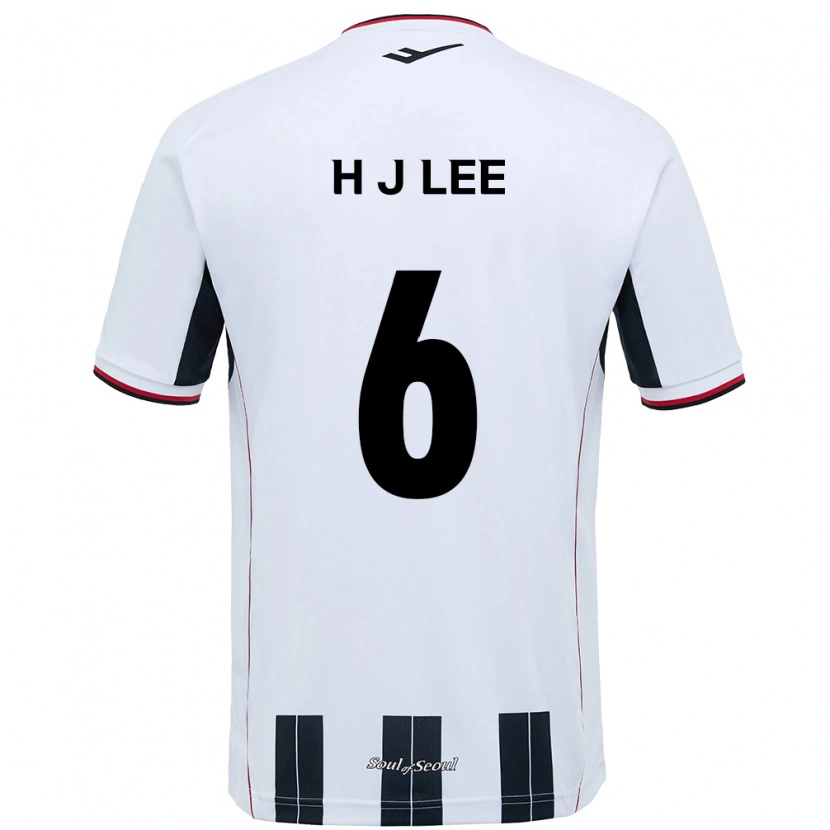 Danxen Niño Camiseta Ju-Hwan Lee #6 Negro Rojo 2ª Equipación 2025/26 La Camisa México