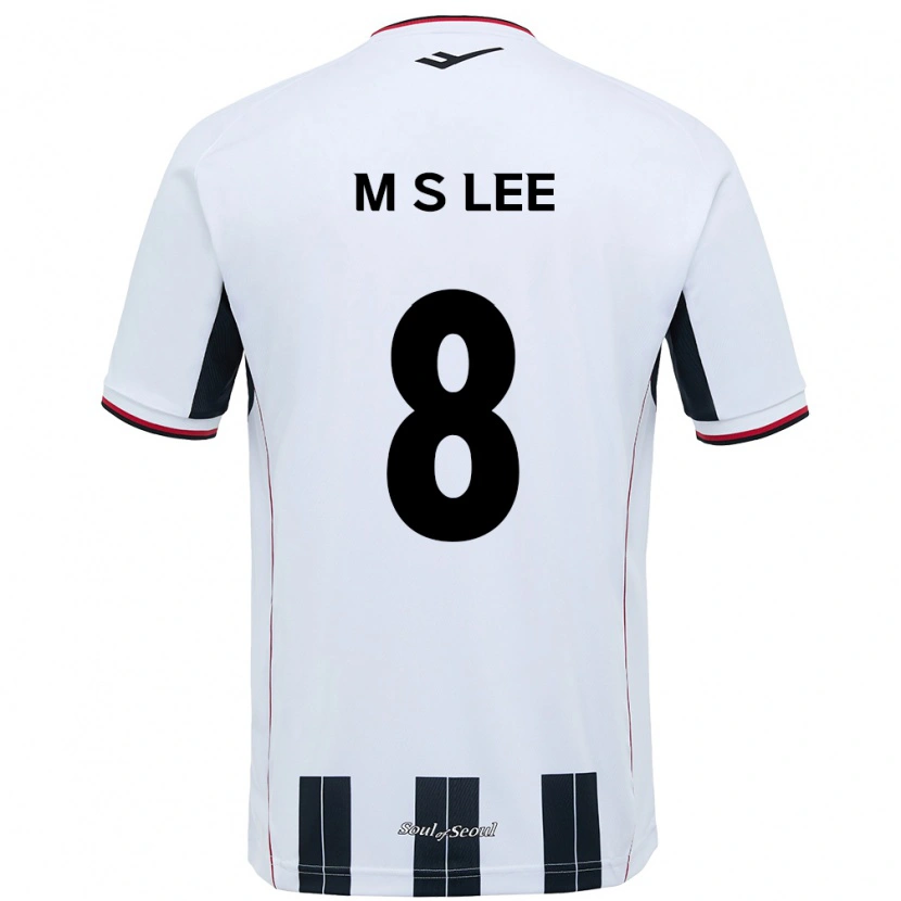 Danxen Niño Camiseta Seung-Mo Lee #8 Negro Rojo 2ª Equipación 2025/26 La Camisa México