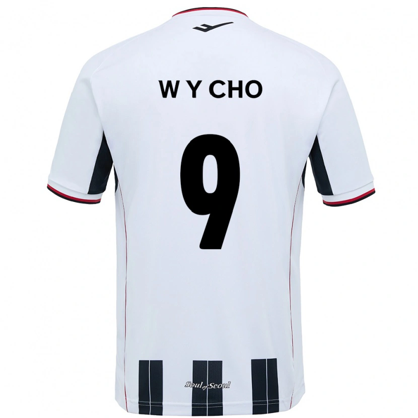 Danxen Niño Camiseta Young-Wook Cho #9 Negro Rojo 2ª Equipación 2025/26 La Camisa México
