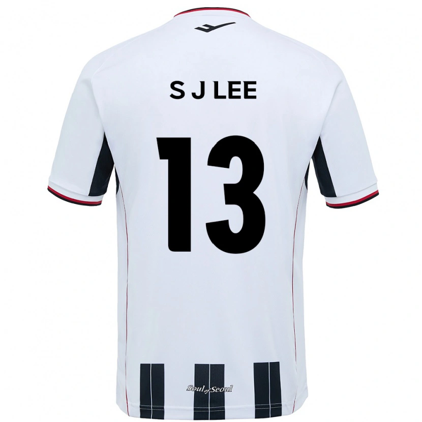 Danxen Niño Camiseta Seo-Jun Lee #13 Negro Rojo 2ª Equipación 2025/26 La Camisa México