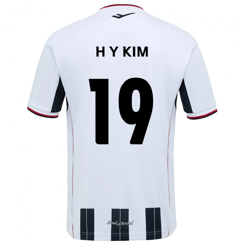 Danxen Niño Camiseta Yong-Hyuk Kim #19 Negro Rojo 2ª Equipación 2025/26 La Camisa México