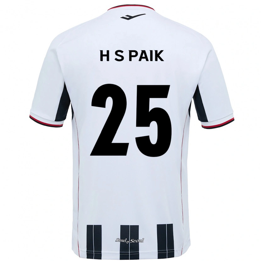 Danxen Niño Camiseta Sang-Hoon Paik #25 Negro Rojo 2ª Equipación 2025/26 La Camisa México