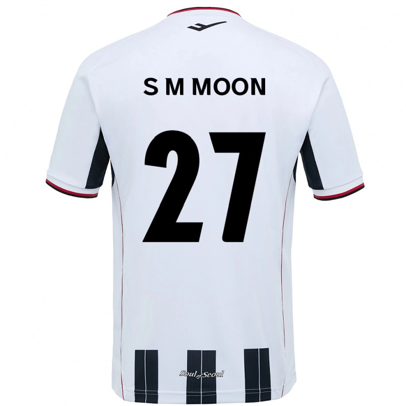 Danxen Niño Camiseta Seon-Min Moon #27 Negro Rojo 2ª Equipación 2025/26 La Camisa México