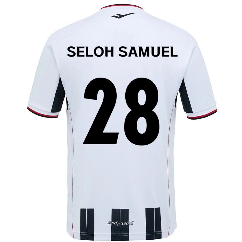 Danxen Niño Camiseta Gbato Seloh Samuel #28 Negro Rojo 2ª Equipación 2025/26 La Camisa México