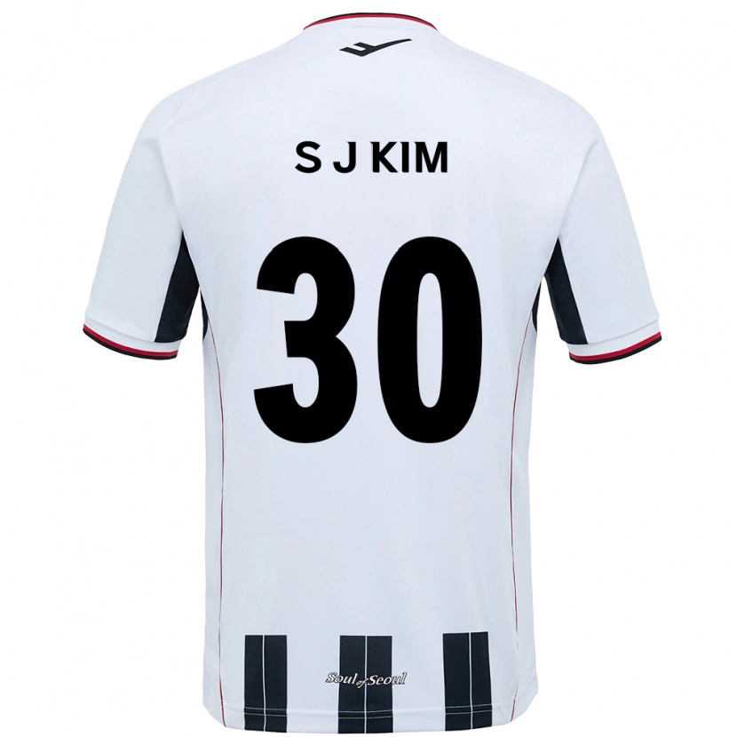Danxen Niño Camiseta Ju-Sung Kim #30 Negro Rojo 2ª Equipación 2025/26 La Camisa México