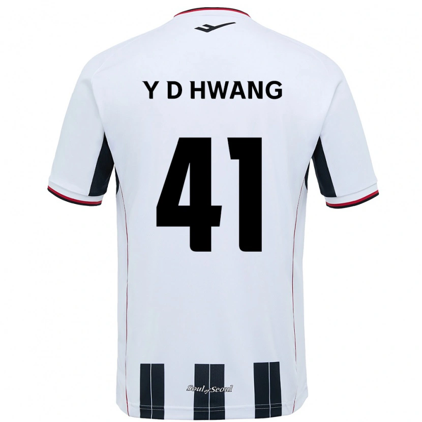 Danxen Niño Camiseta Do-Yoon Hwang #41 Negro Rojo 2ª Equipación 2025/26 La Camisa México