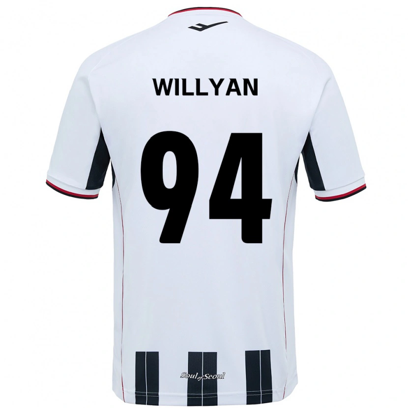 Danxen Niño Camiseta Willyan #94 Negro Rojo 2ª Equipación 2025/26 La Camisa México