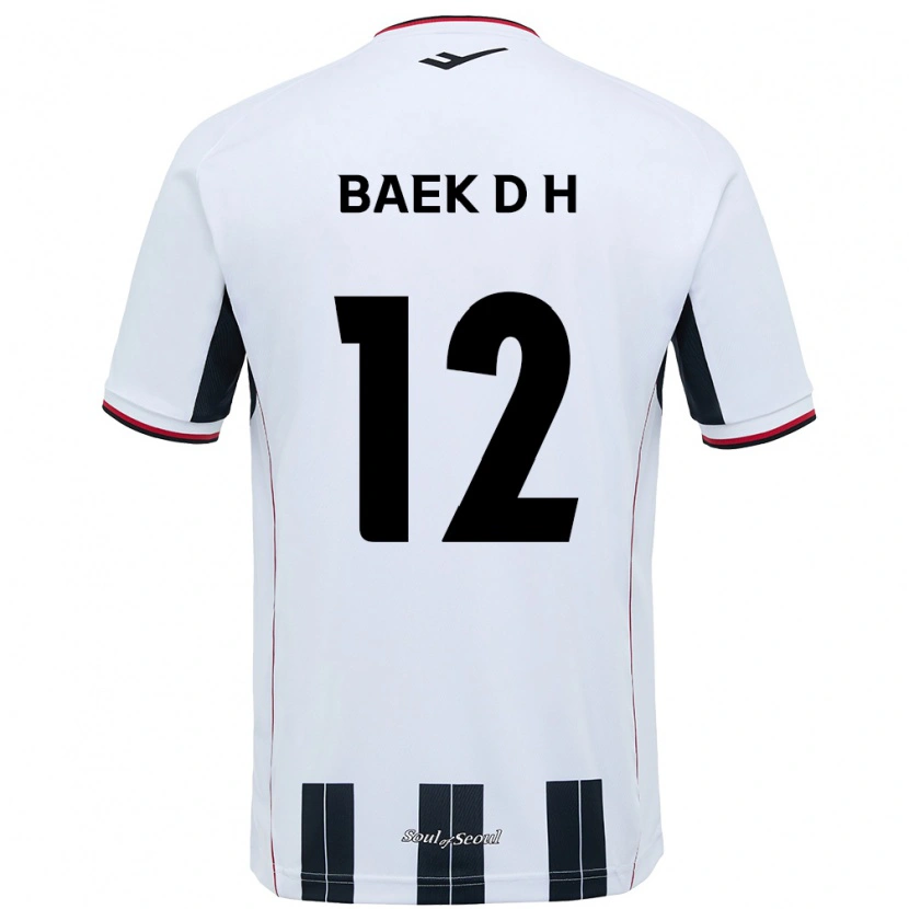 Danxen Niño Camiseta Baek Do-Hye #12 Negro Rojo 2ª Equipación 2025/26 La Camisa México