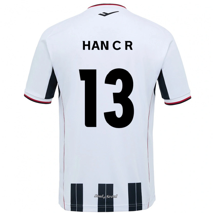 Danxen Niño Camiseta Han Chae-Rin #13 Negro Rojo 2ª Equipación 2025/26 La Camisa México
